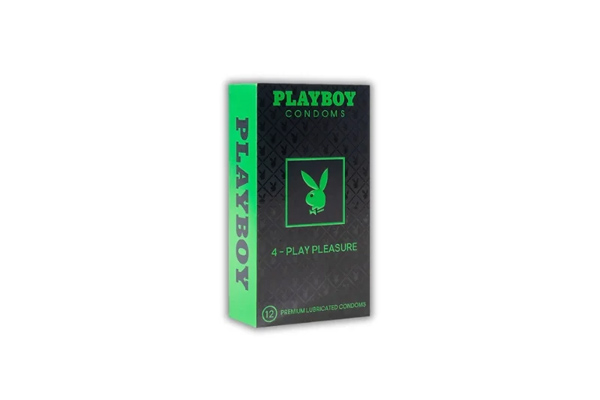 Playboy 4 Play Pleasure kết hợp tính chất bạc hà và gân gai nhỏ